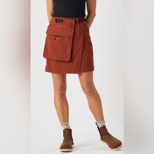 Duluth Trading Co Heirloom Gardening Skort with Belt Bag Women’s Size Large
